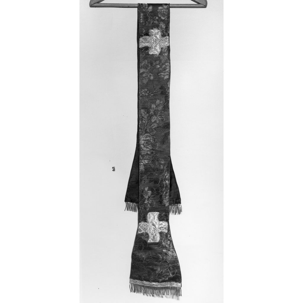 stola, elemento d'insieme - manifattura toscana (sec. XIX)