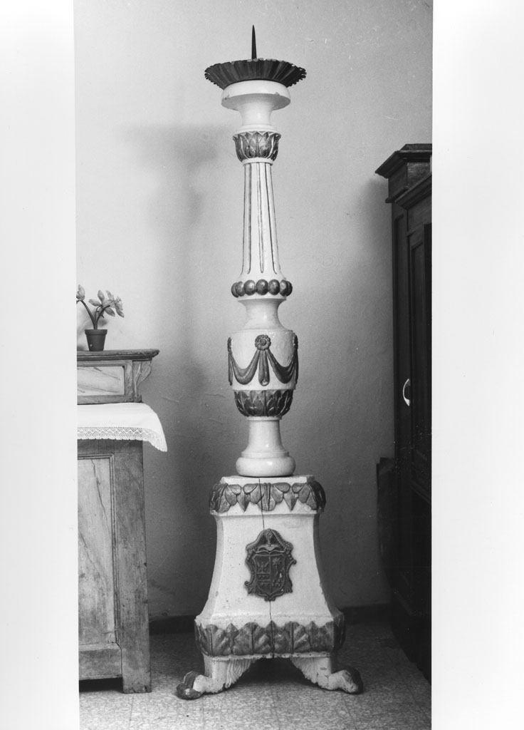 candelabro - bottega toscana (sec. XIX)
