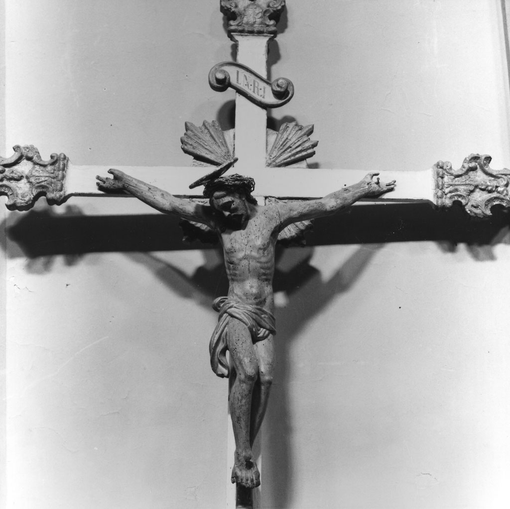 crocifisso - bottega toscana (sec. XVI)