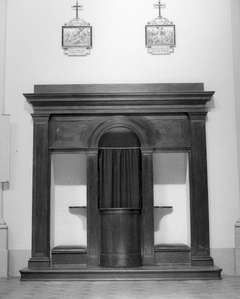 confessionale - bottega toscana (sec. XIX)