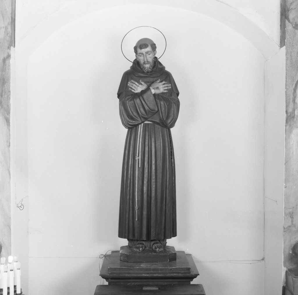 San Francesco d'Assisi (statua) - bottega tirolese (inizio sec. XX)