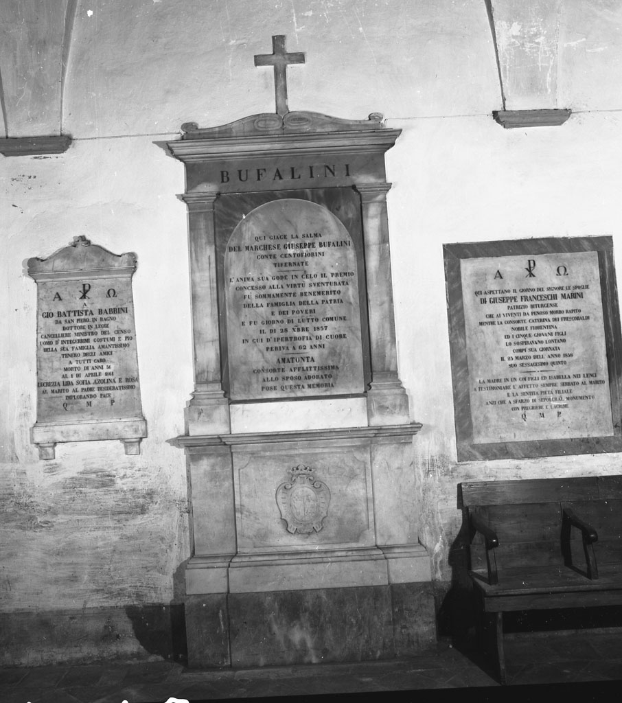 monumento funebre - bottega toscana (sec. XIX)