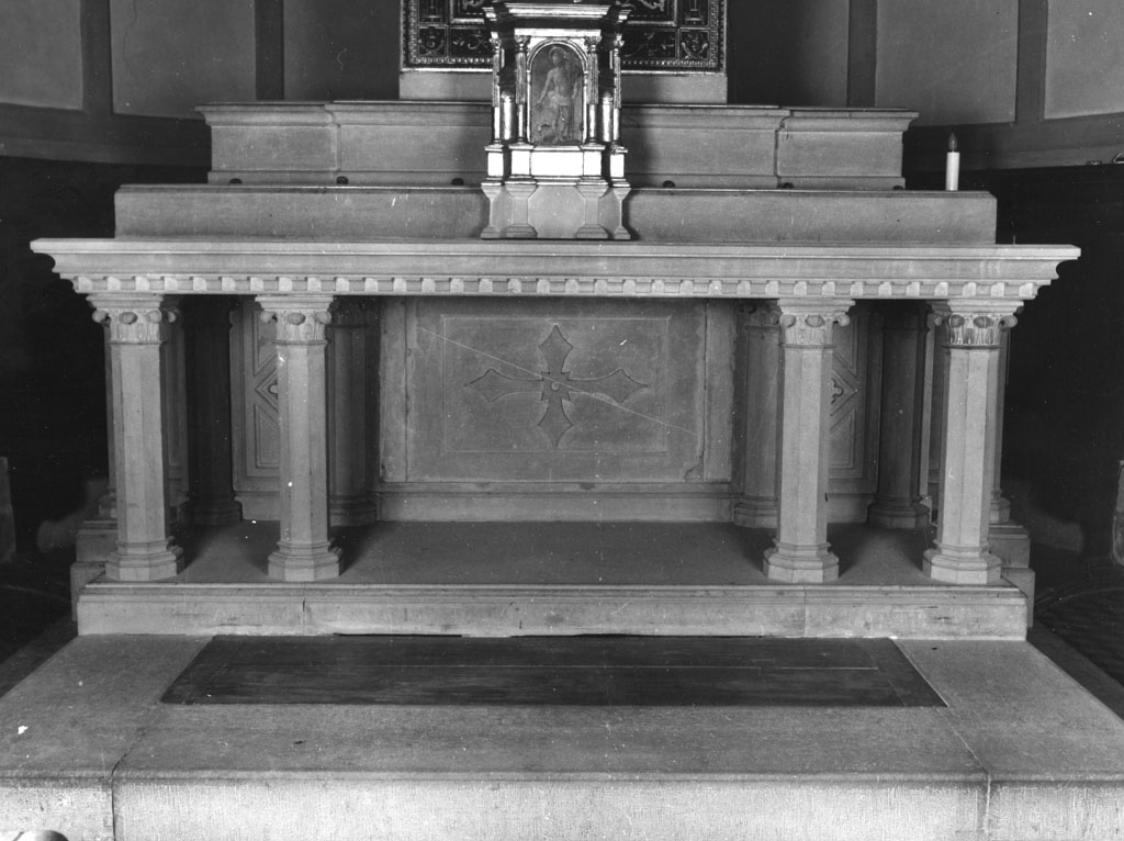 altare maggiore - bottega toscana (fine/inizio secc. XIX/ XX)