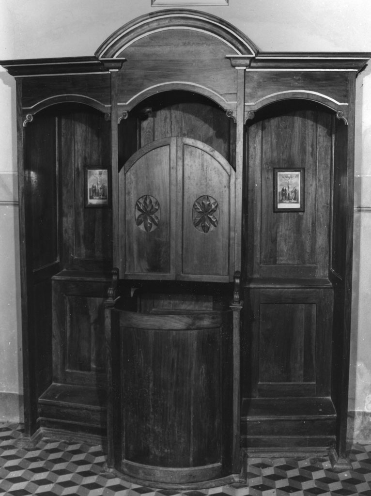 confessionale, coppia - bottega toscana (fine/inizio secc. XIX/ XX)
