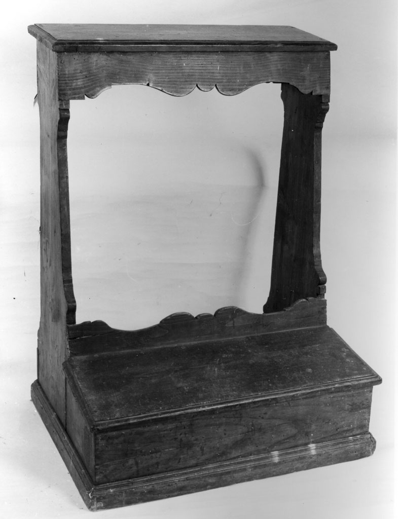 inginocchiatoio - bottega toscana (seconda metà sec. XIX)