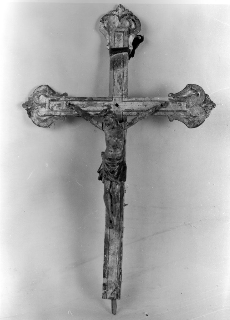 croce processionale - bottega toscana (seconda metà sec. XIX)