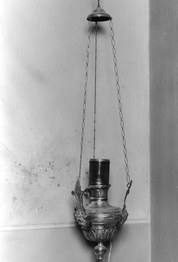 lampada del SS. Sacramento - bottega toscana (primo quarto sec. XX)