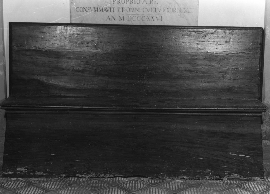 cassapanca - bottega toscana (fine sec. XIX)