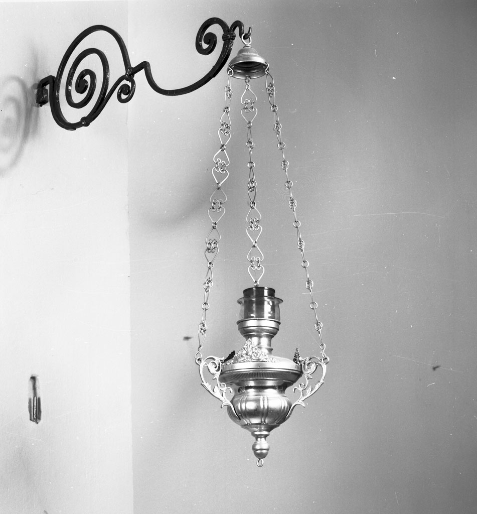 lampada pensile - bottega toscana (prima metà sec. XX)