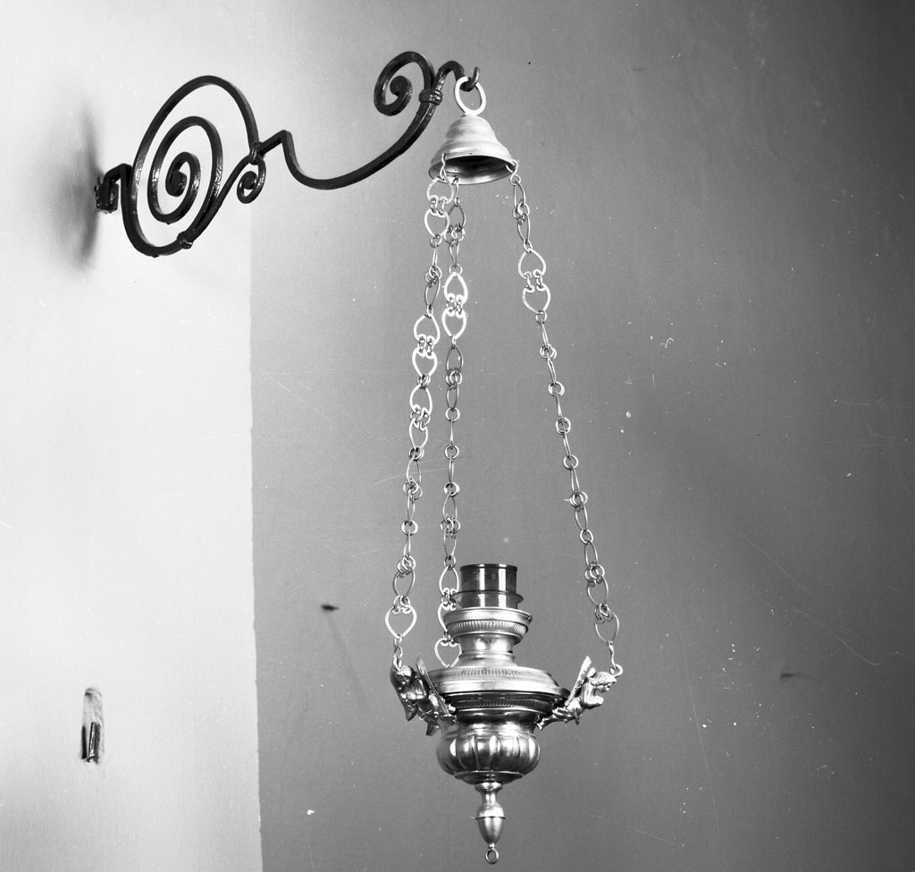 lampada pensile - bottega toscana (prima metà sec. XX)