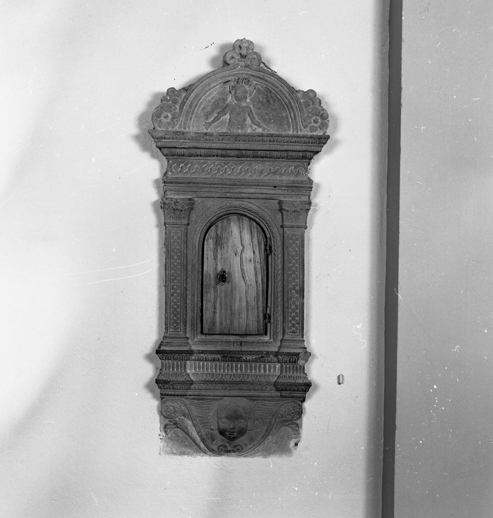 tabernacolo - bottega toscana (fine/inizio secc. XV/ XVI)