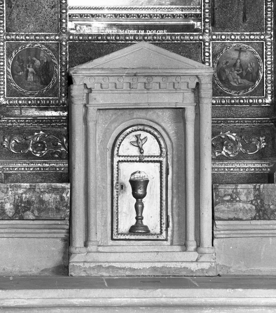 calice eucaristico (tabernacolo) - bottega toscana (sec. XVIII)