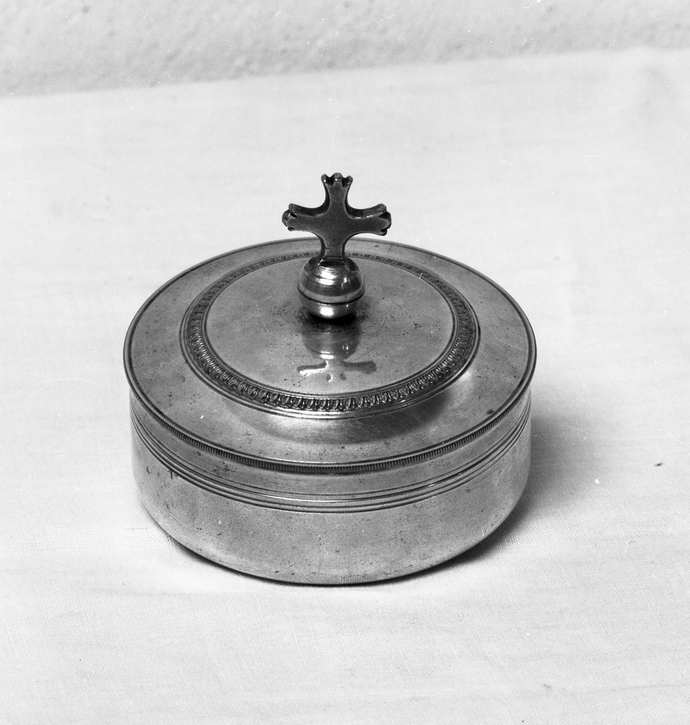 scatola per ostie - bottega toscana (sec. XIX)