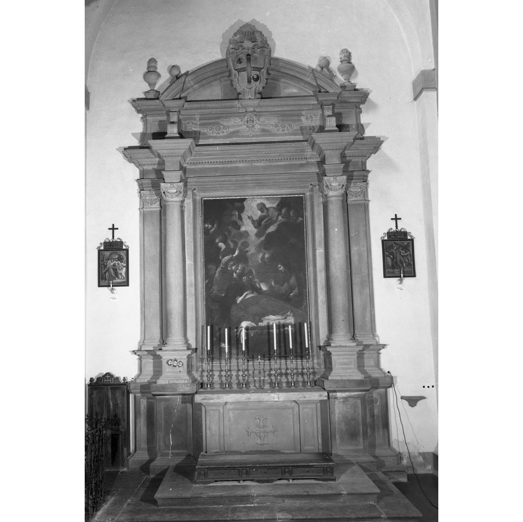 altare di Lombardi Sallustio, De Rossi Vincenzo (sec. XVII)