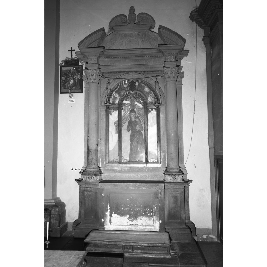 altare - bottega aretina (fine sec. XVII)