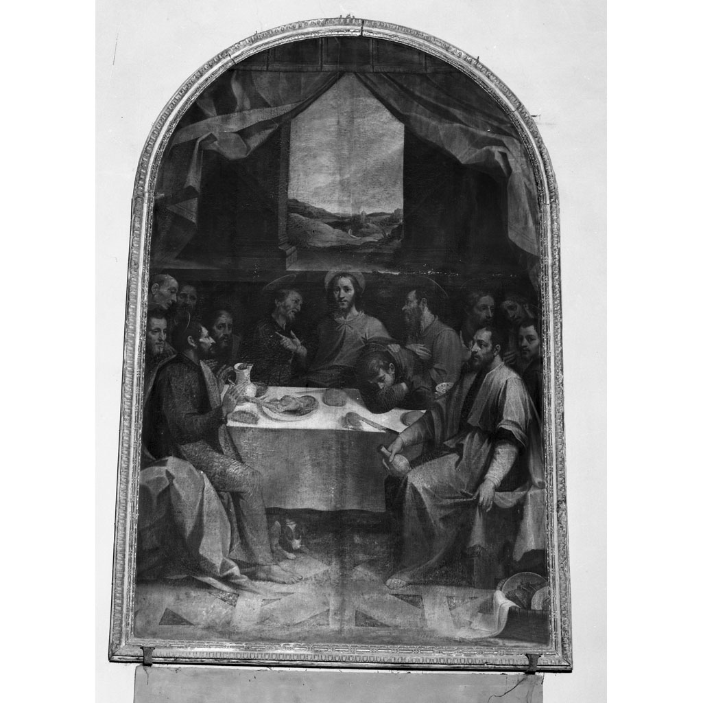 ultima cena (dipinto) di Mannozzi Giovanni detto Giovanni da San Giovanni (prima metà sec. XVII)