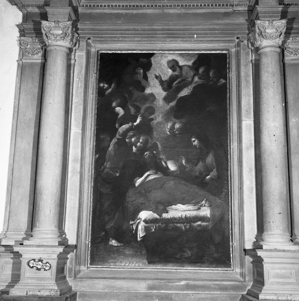 morte di San Giuseppe (dipinto) di Gemignani Giacinto (seconda metà sec. XVII)