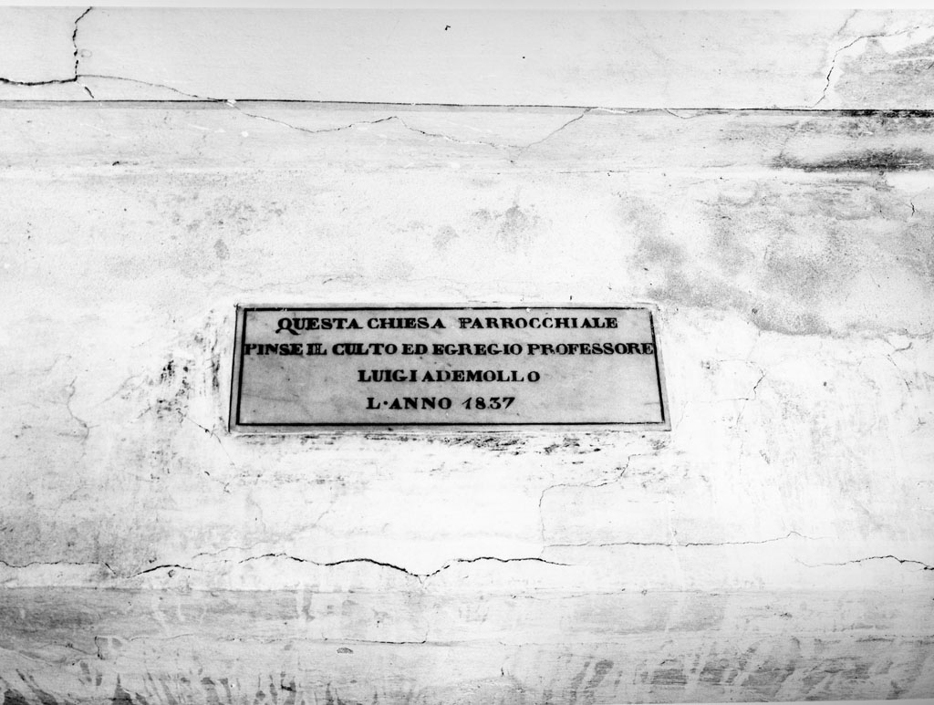 lapide commemorativa - bottega toscana (sec. XIX)