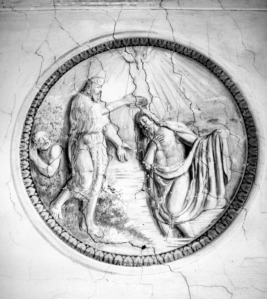 battesimo di Cristo (dipinto) di Ademollo Luigi (sec. XIX)