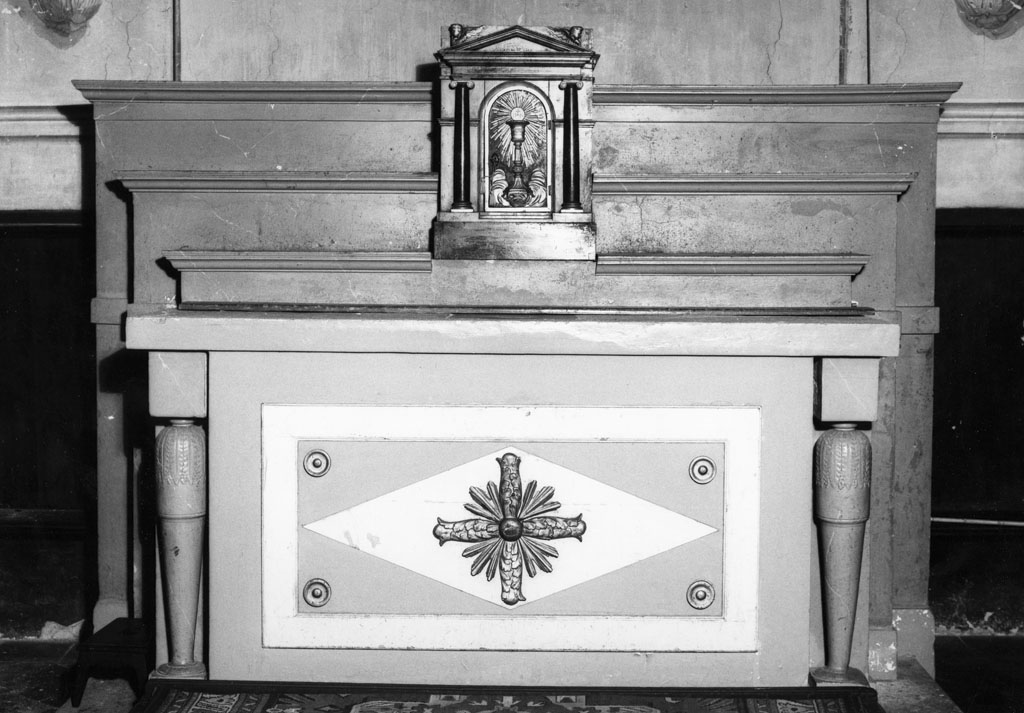 altare maggiore - bottega toscana (sec. XIX)