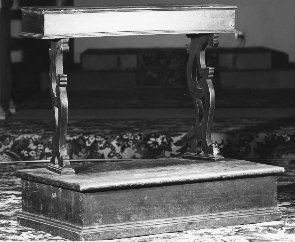 inginocchiatoio - bottega toscana (sec. XVIII)