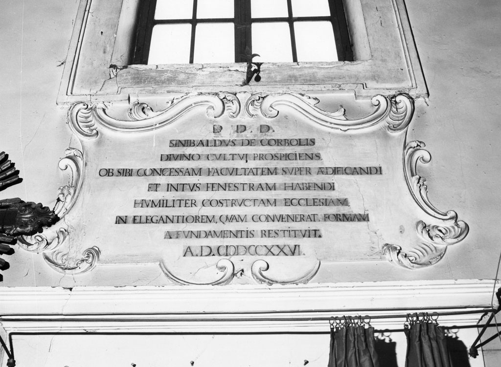 targa commemorativa - bottega toscana (sec. XVIII)