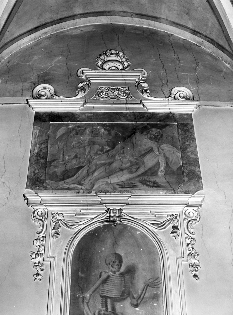 Cristo in pietà (dipinto) di Predellini Dionisio (sec. XVIII)