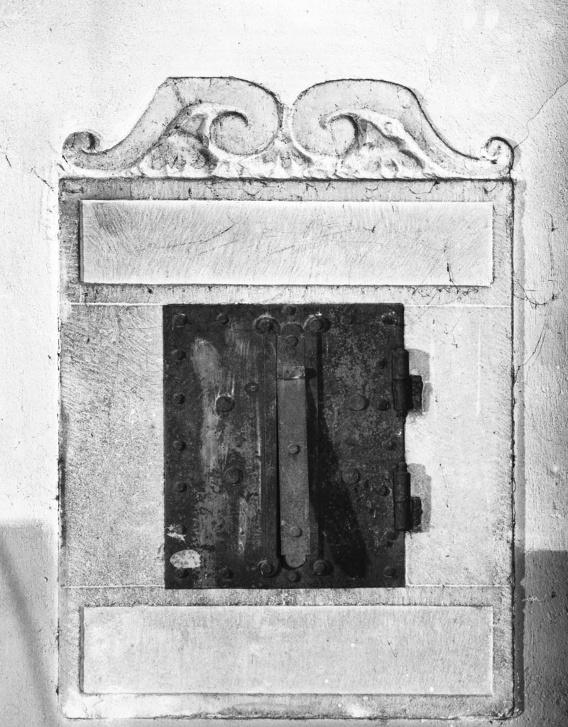 cassetta per elemosine - bottega toscana (sec. XVIII)