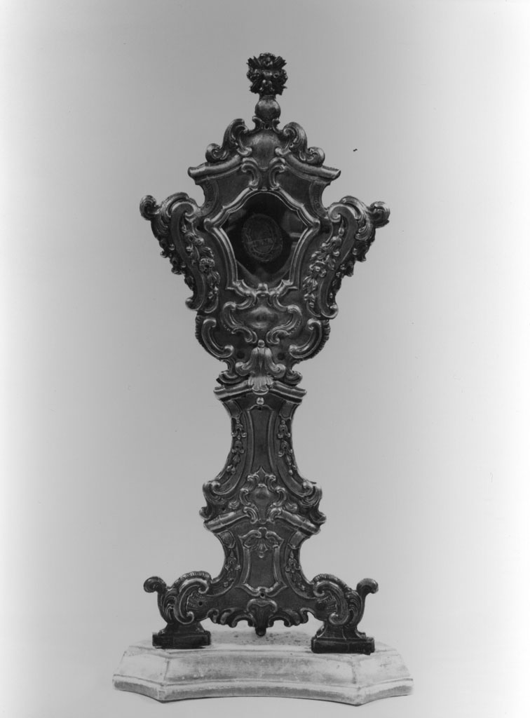 reliquiario - a ostensorio - bottega italiana (sec. XVIII)