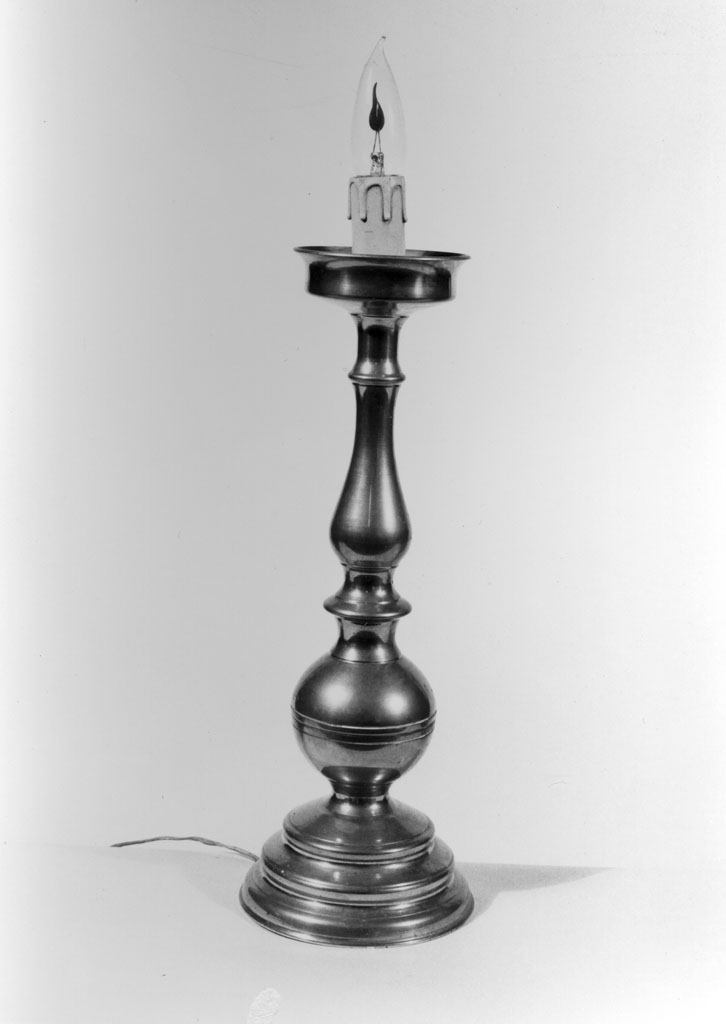 candeliere, coppia - bottega italiana (sec. XIX)