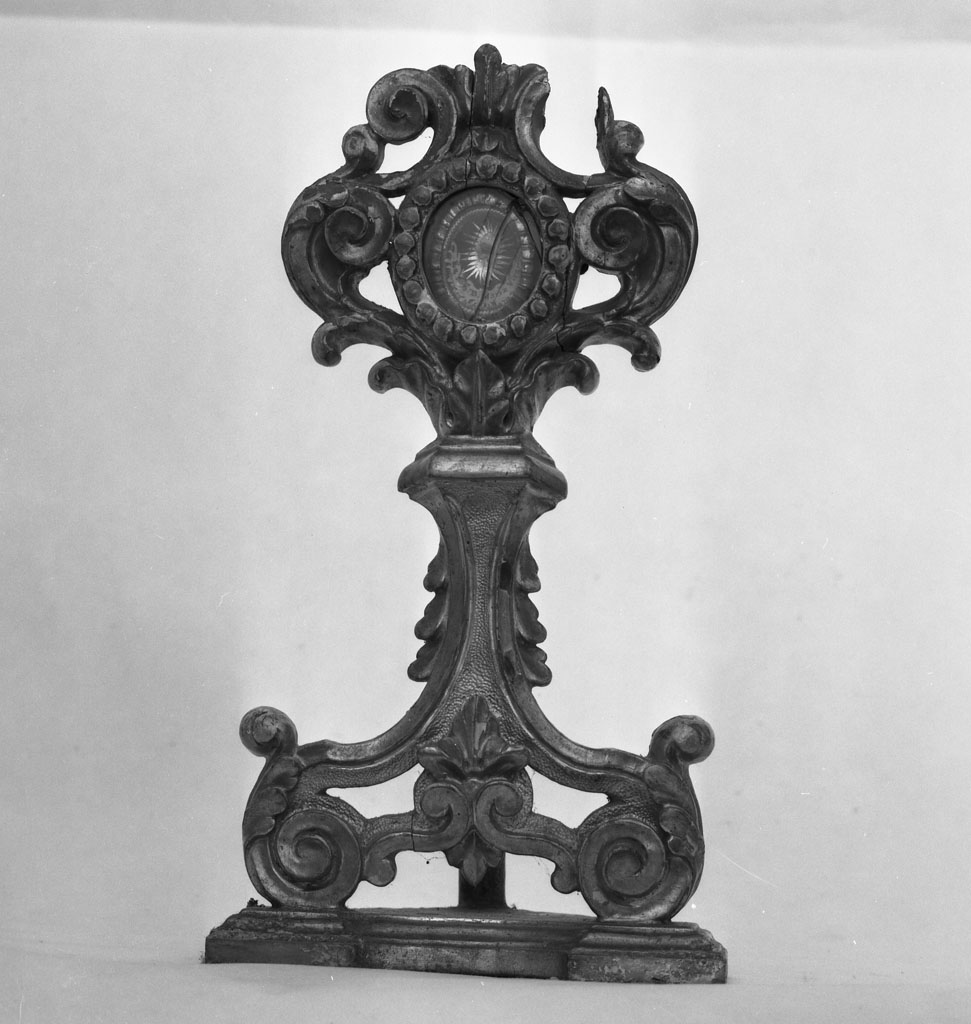 reliquiario-ostensorio, coppia - manifattura toscana (prima metà sec. XIX)