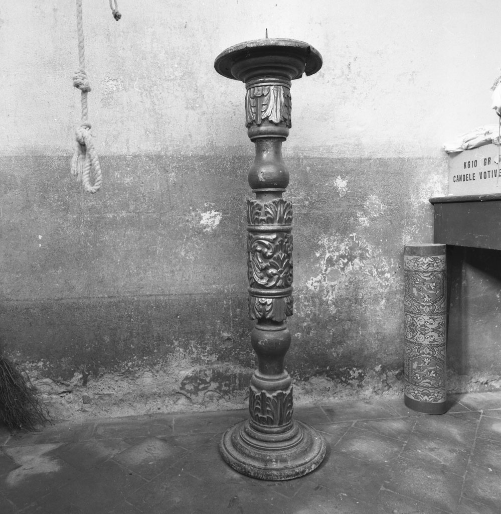 candelabro, coppia - manifattura toscana (fine sec. XVI)