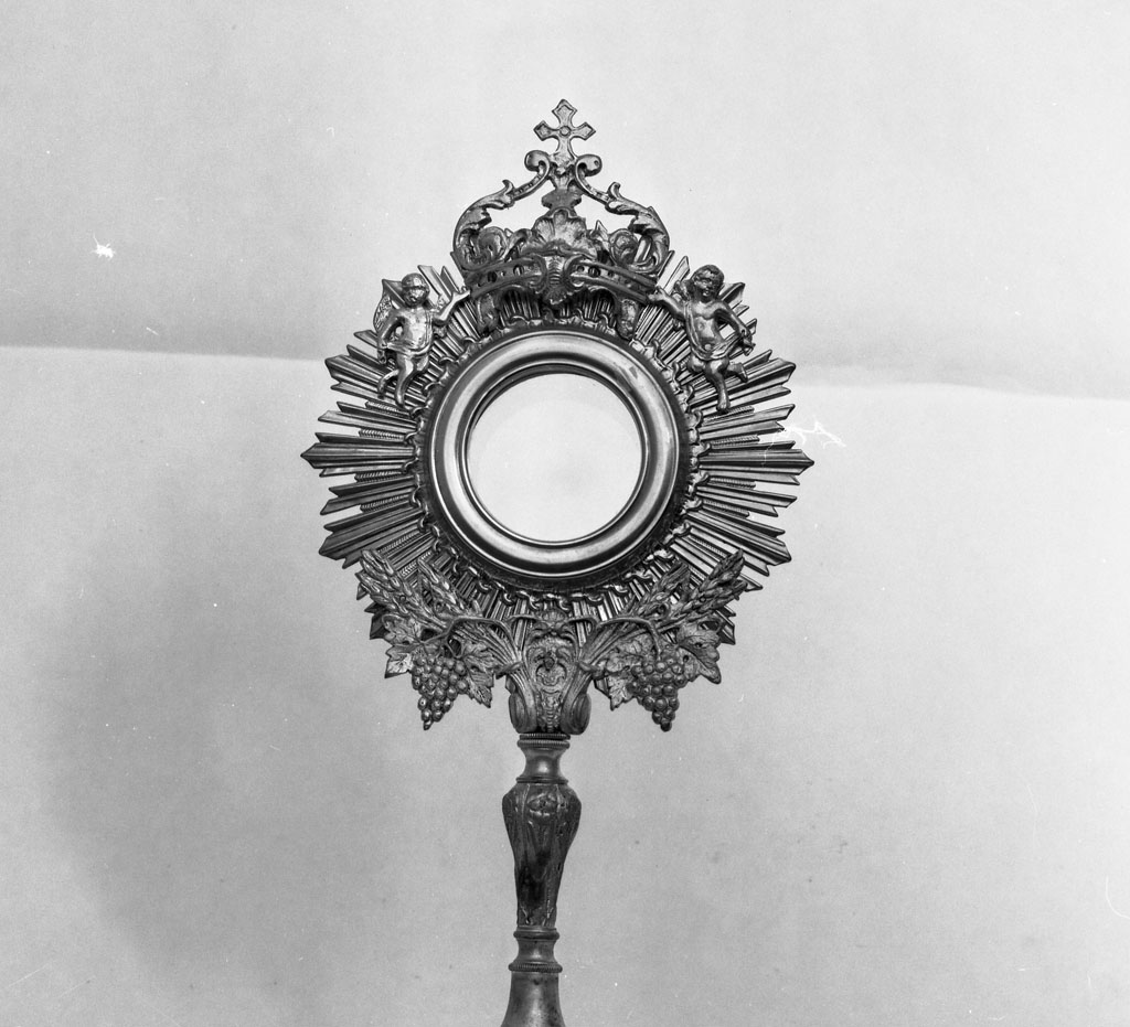 ostensorio - a raggiera - manifattura toscana (fine sec. XIX)