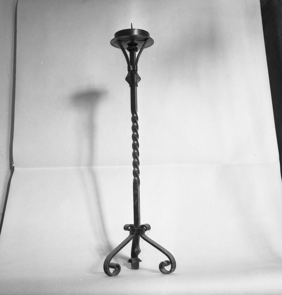 candelabro funebre, serie - manifattura toscana (prima metà sec. XX)