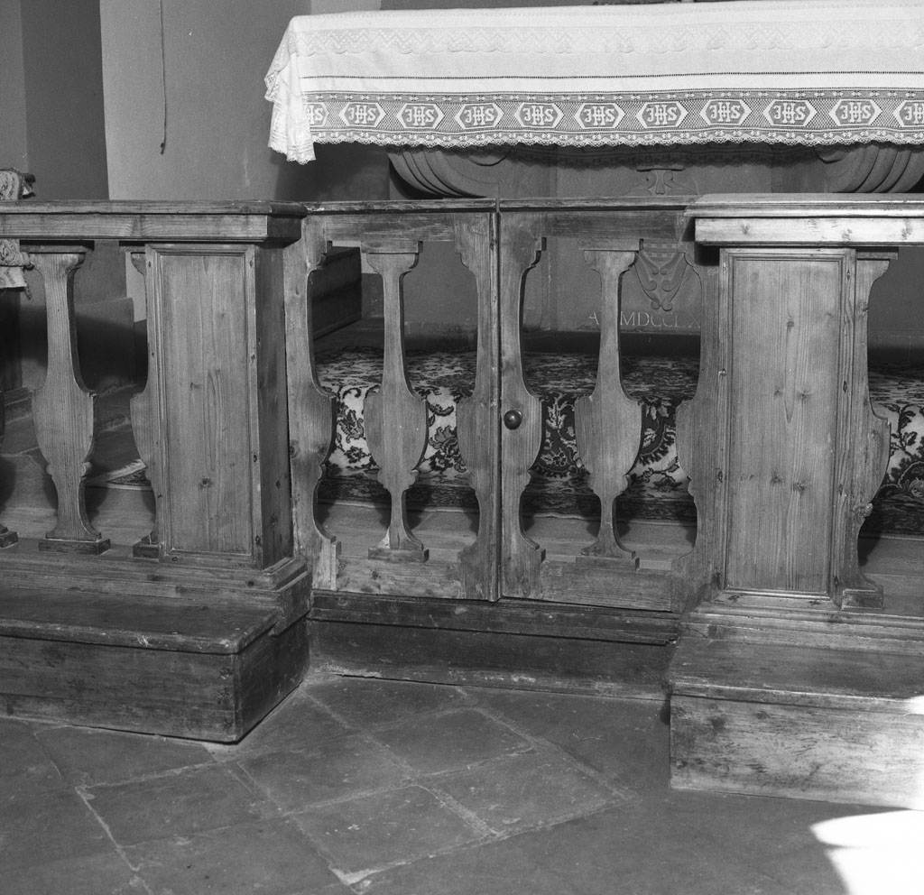 balaustrata - manifattura aretina (fine/inizio secc. XIX/ XX)