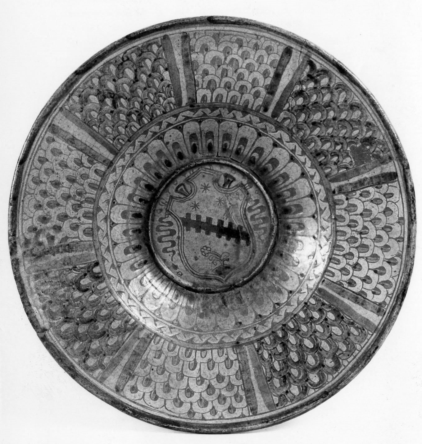 piatto, opera isolata - bottega toscana (sec. XVI)