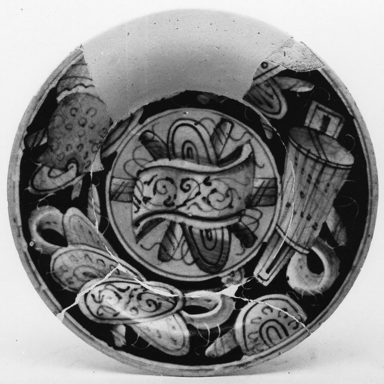 piatto da parata, opera isolata - bottega di Casteldurante (terzo quarto sec. XVI)