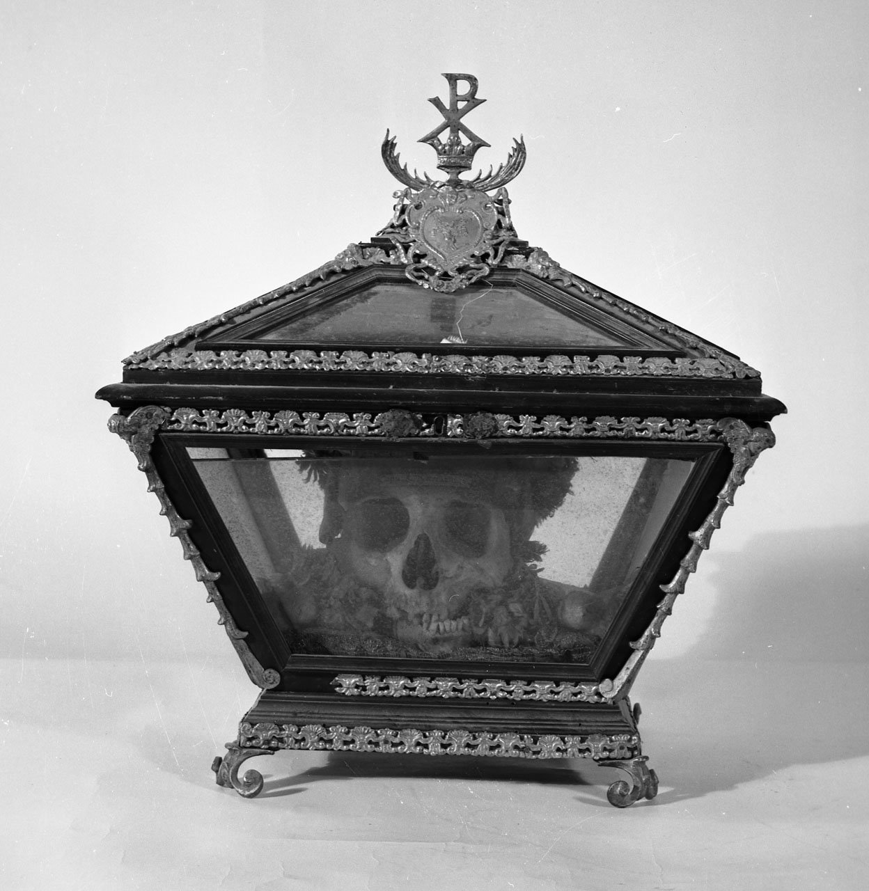 reliquiario a teca - a urna - bottega toscana (fine sec. XVIII)