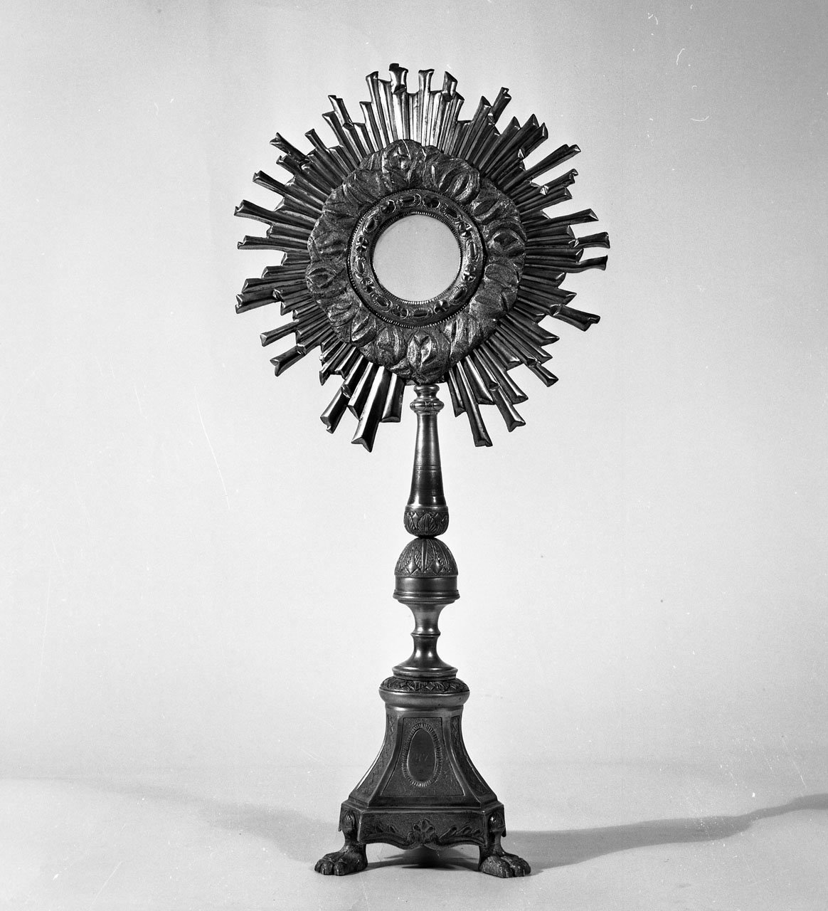 ostensorio - a raggiera di Fioriti Biagio (sec. XIX)