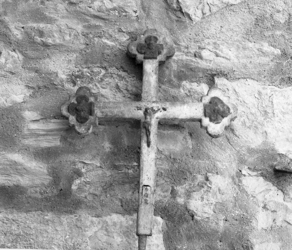 croce d'altare, frammento - bottega toscana (metà sec. XVIII)