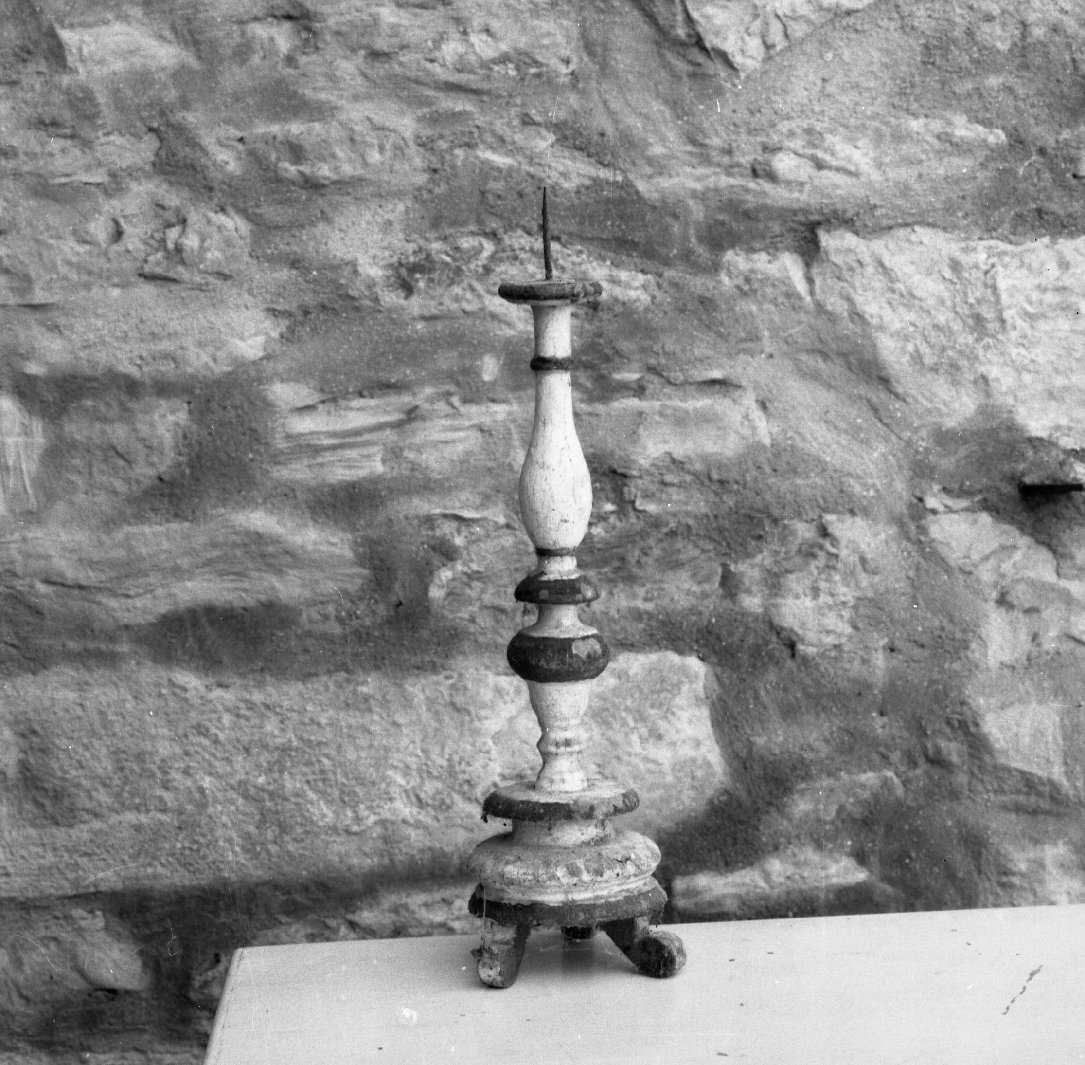 candeliere d'altare - bottega toscana (seconda metà sec. XVII)