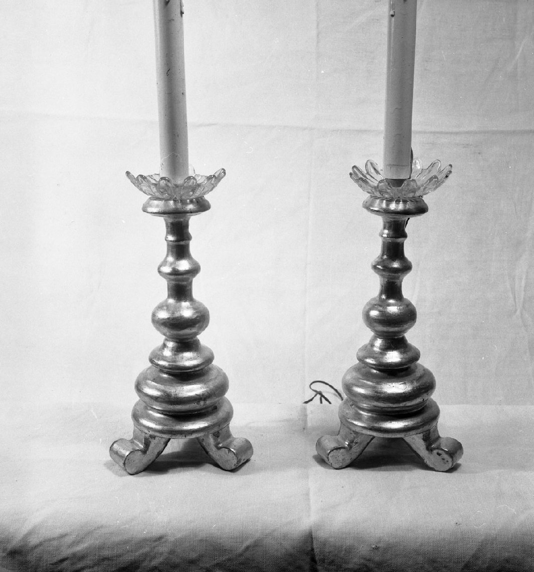 candeliere, serie - bottega toscana (fine sec. XVIII)