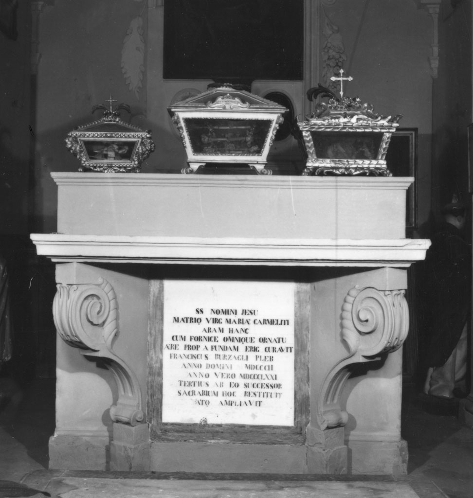 mensa d'altare - bottega toscana (sec. XIX)