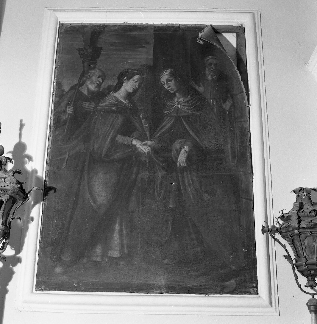 visitazione (dipinto) - ambito toscano (sec. XVII)