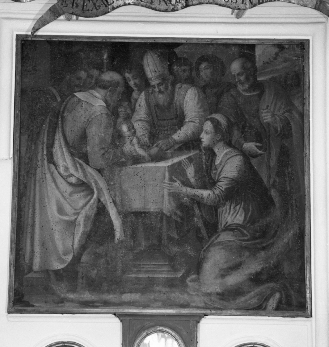 circoncisione di Gesù Bambino (dipinto) di Veli Benedetto (fine sec. XVI)