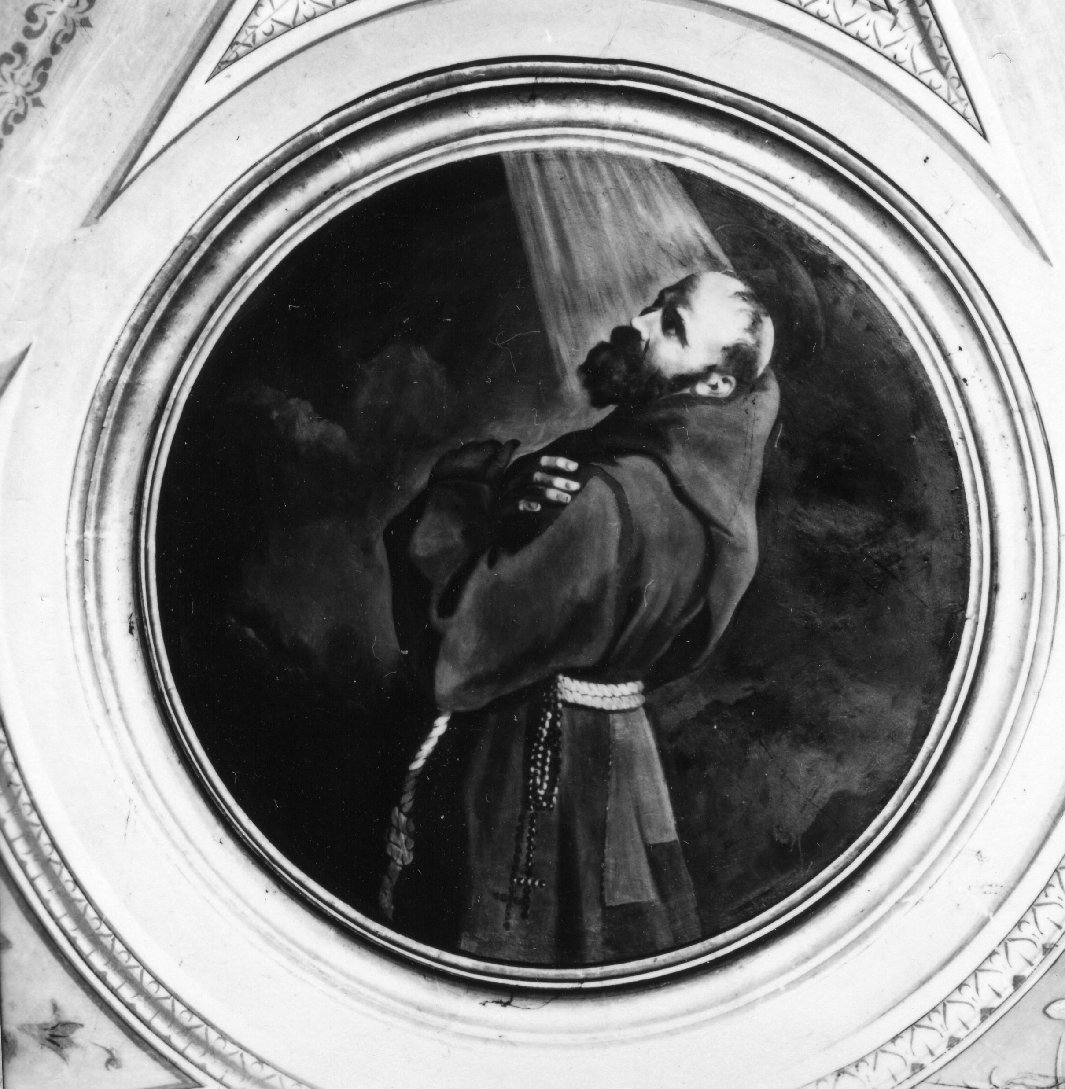 San Francesco d'Assisi (dipinto, elemento d'insieme) - ambito toscano (inizio sec. XX)