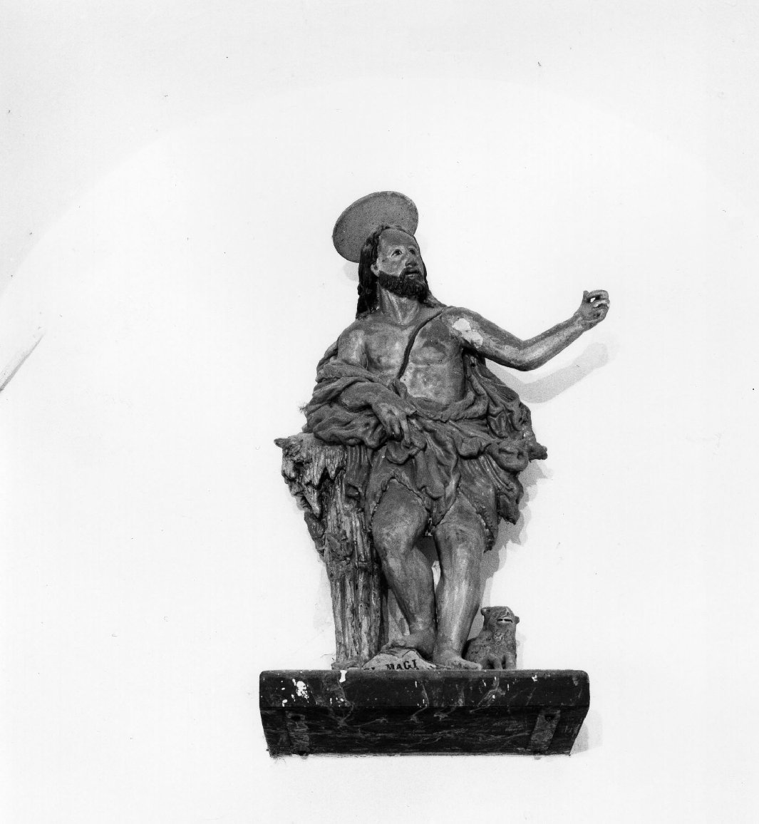 San Giovanni Battista (statua) di Magi Luigi (sec. XIX)