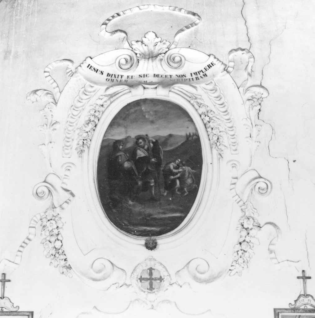 Sacra Famiglia con San Giovanni Battista bambino (dipinto, ciclo) di Pacci Pasquale (attribuito) (fine sec. XVIII)