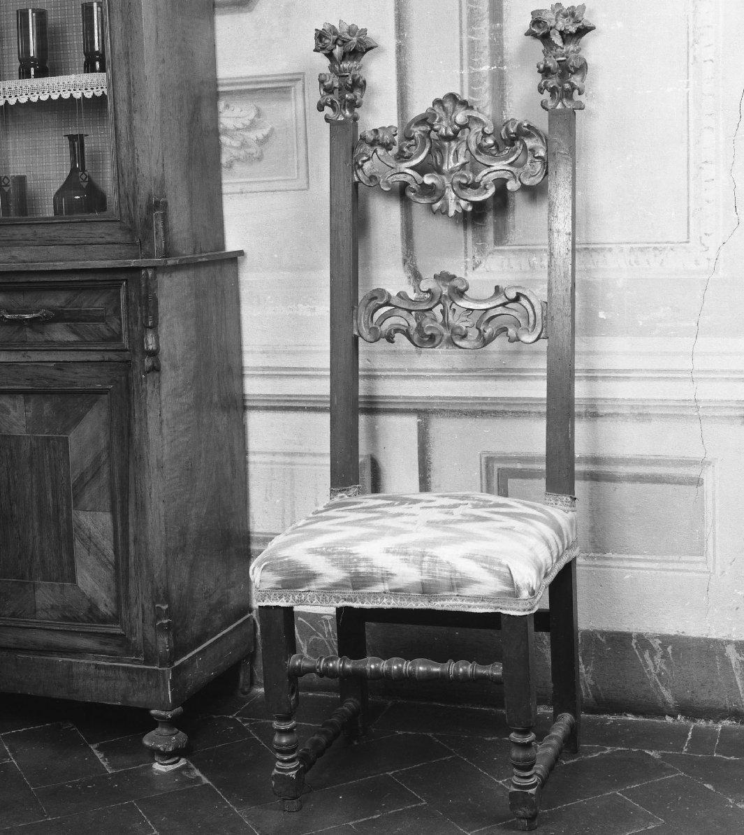 seggiolone, serie - bottega toscana (metà sec. XVIII)