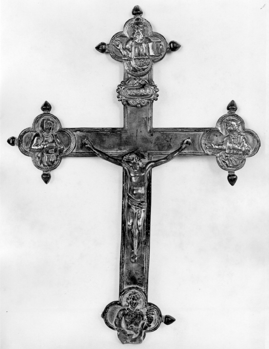 croce processionale - bottega toscana (sec. XVII)